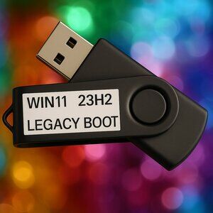 Windows 11 23H2 Bootable USB 64-bit PC or Laptop Legacy No Secure boot / TPM 2.0